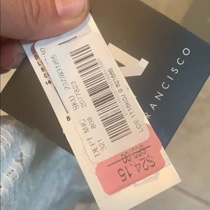 White lace dress with tags